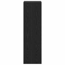 vidaXL Könyvespolc Musta tammi 99 x 29 x 99 cm Faanyag
