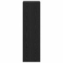 vidaXL Szobaelválasztó könyvespolc Fekete tölgy 99 x 29 x 99 cm