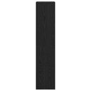 vidaXL Szobaelválasztó könyvespolc Musta tammi 131,5 x 29 x 131,5 cm