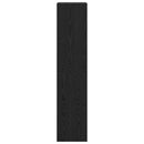 vidaXL Szobaelválasztó könyvespolc Fekete tölgy 131,5 x 29 x 131,5 cm