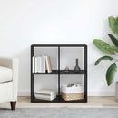 vidaXL Könyvespolc 4 szintes 69,5 x 29 x 69,5 cm Szerelt Fa