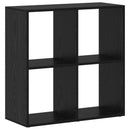 vidaXL Könyvespolc 4 szintes 69,5 x 29 x 69,5 cm Szerelt Fa