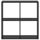 vidaXL Könyvespolc 4 szintes 69,5 x 29 x 69,5 cm Szerelt Fa