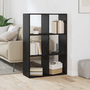 vidaXL Könyvespolc Fekete tölgy 69,5 x 29 x 103,5 cm Faanyag