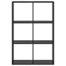 vidaXL Könyvespolc Fekete tölgy 69,5 x 29 x 103,5 cm Faanyag