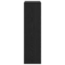 vidaXL Könyvespolc Fekete tölgy 69,5 x 29 x 103,5 cm Faanyag