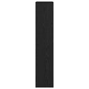 vidaXL Könyvespolc Fekete 69,5 x 29 x 137,5 cm Faanyag