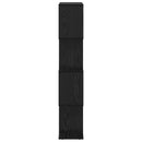 vidaXL Könyvespolc Fekete tölgy 70 x 24 x 129 cm Faanyag