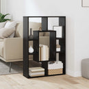 vidaXL Könyvespolc Fekete tölgy 63 x 20 x 90 cm Faanyag