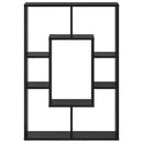 vidaXL Könyvszekrény Musta tammi 63 x 20 x 90 cm Faanyag