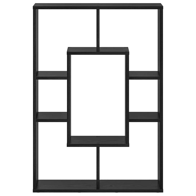 vidaXL Könyvszekrény Musta tammi 63 x 20 x 90 cm Faanyag