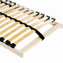 vidaXL Lécalap Barna 90 x 190 cm Tömör bükkfa