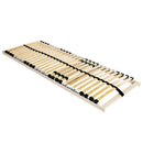 vidaXL Lécalap Barna 140 x 190 cm Tömör bükkfa