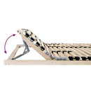 vidaXL Lécalap Barna 90 x 190 cm Tömör bükkfa