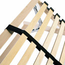 vidaXL Lécalap Barna 90 x 190 cm Tömör bükkfa