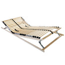 vidaXL Lécalap Barna 70 x 190 cm Tömör bükkfa