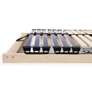 vidaXL Lécalap Barna 70 x 190 cm Tömör bükkfa