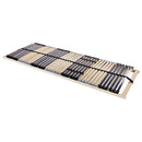 vidaXL Lécalap Barna 70 x 190 cm Tömör bükkfa