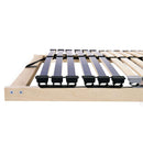 vidaXL Lécalap Barna 140 x 190 cm Tömör bükkfa