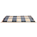 vidaXL Lécalap Barna 80 x 190 cm Tömör bükkfa