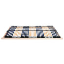 vidaXL Lécalap Barna 140 x 190 cm Tömör bükkfa