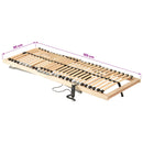 vidaXL Lécalap Barna 90 x 190 cm Tömör bükkfa