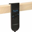 vidaXL Lécalap Barna 100 x 190 cm Tömör bükkfa