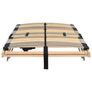 vidaXL Lécalap Barna 70 x 190 cm Tömör bükkfa