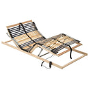 vidaXL Lécalap Barna 80 x 190 cm Tömör bükkfa