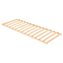 vidaXL Lécalap Barna 70 x 190 cm Tömör bükkfa