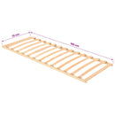 vidaXL Lécalap Barna 70 x 190 cm Tömör bükkfa