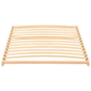 vidaXL Lécalap Barna 90 x 190 cm Tömör bükkfa
