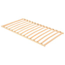 vidaXL Lécalap Barna 100 x 190 cm Tömör bükkfa