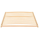 vidaXL Lécalap Barna 100 x 190 cm Tömör bükkfa