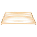 vidaXL Lécalap Barna 120 x 190 cm Tömör bükkfa