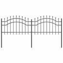 vidaXL Kerti Kerítés Szürke 115 cm Porszórt Acél