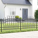 vidaXL Kerti Kerítés KAMPEN 240 x 118 cm Mesh Porszórt Acél Szürke
