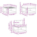 vidaXL Kültéri kanapé szett 6 pcs Fehér és Krém színű 79 x 79 x 37 cm