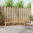 vidaXL Kültéri kanapé szett 4 pcs Fehér 247,5 x 168,5 x 73 cm