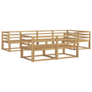 vidaXL Kültéri kanapé szett 8 pcs Fehér 325 x 166,5 x 73 cm