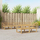 vidaXL Kültéri kanapé szett 8 pcs Fehér 404 x 166,5 x 73 cm