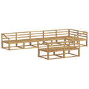vidaXL Kültéri kanapé szett 8 pcs Fehér 404 x 166,5 x 73 cm