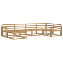 vidaXL Kültéri kanapé szett 6 pcs Fehér 331 x 172,5 x 73 cm