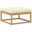 vidaXL Kültéri kanapé szett 7 db Fehér és Krém színű