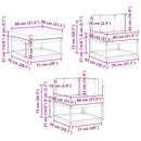 vidaXL Kültéri kanapé szett 7 db Fehér és Világosszürke