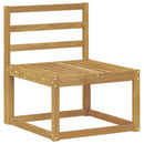 vidaXL Kültéri kanapé szett 5 db Fehér Tömör Akácfa