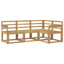 vidaXL Kültéri kanapé szett 4 pcs Fehér 187,5 x 128,5 x 73 cm