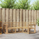 vidaXL Kültéri kanapé szett 4 pcs Fehér 191,5 x 132,5 x 73 cm