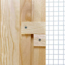 vidaXL Tyúkház Barna 150 x 60 x 89 cm