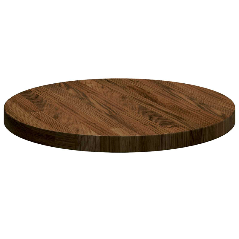 vidaXL Asztallap Világosbarna Ø 40 x 2.5 cm Masszív tölgyfa